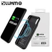 Iphone iPhone BCCAIPXSM-WCP-BK 4500 mAh Battery Case with Wireless Charger for iphone XS Max - Rubber Coated Black BCCAIPXSM-WCP-BK